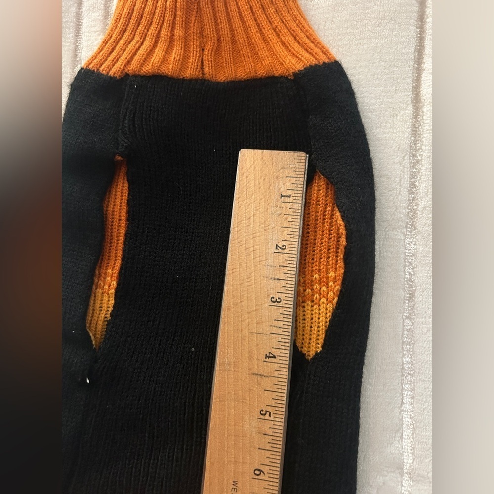 NWT Halloween Simplydog Black Orange Small Pet Costume with Pumpkin Design - Picture 7 of 12